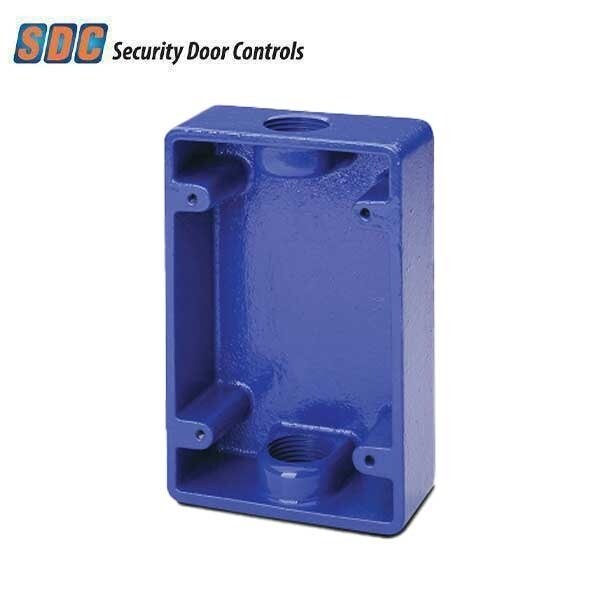 BLUE SURFACE MOUNT BACK BOX FOR 491